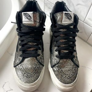 Metallic Hightop Vans